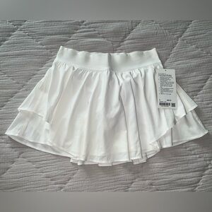 NWT Lululemon Court Rival Skirt White 6
